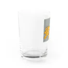 ちゃとらま　CHA10ramaのチャトラマとカエル女　　CHA1000rama Water Glass :left