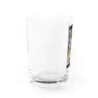 伊賀の鎧屋 の鎌倉の重鎮13人シリーズ 足立右馬寮遠元！ Water Glass :left