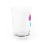 Contemporary　Artのflash  Water Glass :left