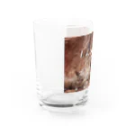 ミラくまのI LOVE Tribe Water Glass :left