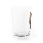 appetoppeの史上最強に可愛いキジトラのソラがおやつのおかわりをねだる！ Water Glass :left