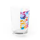 Mix pallet りょうのタイダイ染め　プリント Water Glass :left