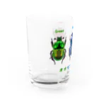 さちこの生物雑貨のオオセンチコガネ Water Glass :left