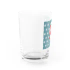 毛玉商店のスマイルねこくん Water Glass :left