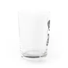 狐久卯-こくう-のミニチュアシュナウザー Water Glass :left