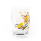 NiJi$uKeの花束狐_グラス Water Glass :left