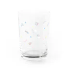 B.A.B.YのPUFF・PUFF・PARTY! / BABY WHITE柄（グラス用） Water Glass :left