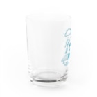 Andiamoのボクと風鈴と夏休み（青） Water Glass :left