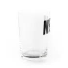 0.00%VEGAN SHOPの「NEU」（黒文字） Water Glass :left