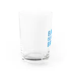 BLUE ISLAND BEER グッズストアのBLUE ISLAND BEERグッズ Water Glass :left