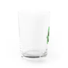 銀杏まろんの立体の山形かえる Water Glass :left