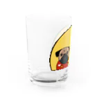 パグのおしなな姉妹のパグのおしなな姉妹 Water Glass :left