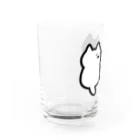 soratoの正面のわからないねこ Water Glass :left