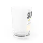 サウナハマって幸せのSAUNA好きな三人衆　〜ポスター風〜 Water Glass :left