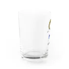 地球de遊ぼ。のヨガールasaちゃん(カラー) Water Glass :left