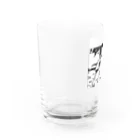 山形屋米店の肘をついてくつろぐ猫 Water Glass :left