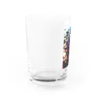 謎モノ店の黒炭酸水 Water Glass :left