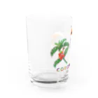 コーギーとうま！のコーギーコーヒー（るんちゃん） Water Glass :left