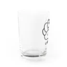 イラスト MONYAAT のジャンケン　グー Water Glass :left