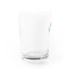 SUIMINグッズのお店のソーダアイスを意気揚々と運ぶねこ Water Glass :left