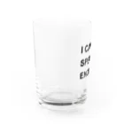 異文化交流のI CAN SPEAK ENGLISH Water Glass :left