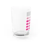 フォーヴァの電卓ピンク Water Glass :left