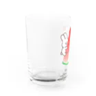  とろろんのスイカ大好き Water Glass :left