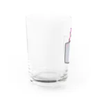 うっかおりんのすん顔女子(おかっぱ) Water Glass :left