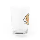 かわいいコーギーのswim Water Glass :left