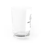 cafe gのcafe g  logo Water Glass :left