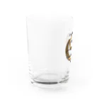 daddyranchの幸福は足元に（黒） Water Glass :left