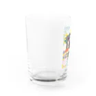 SatokostudioArtのはりねずみくんとりすちゃんの出会い Water Glass :left