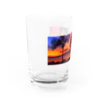 アロハスタイルハワイのハワイ サンセット パノラマ Water Glass :left