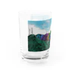 Lunannieの涸沢ヒュッテから見える山々 Water Glass :left