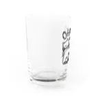 へなちょこマンの歯を磨きながら左手で描いたオハモニ cat Water Glass :left