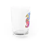 おはる屋さんのカラフルなおばけ達 Water Glass :left