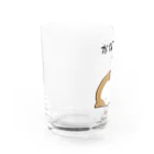 かわいいコーギーのとろけるコーギーちゃんカラー Water Glass :left