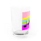 みょん-みょんの🌈虹の音符🌈 グラス左面