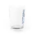 福　来の虎と薔薇 Water Glass :left