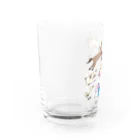 aiai_eigoのOld MacDonald had a farm【親子英語応援Tシャツ・グッズ】 Water Glass :left