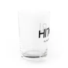 文字でもじもじ 文字ＴシャツのHITORI Water Glass :left