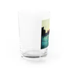 Artsoundの少年たちのサマーサンセット Water Glass :left