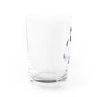 ねこまみれのアンニュイなネコ Water Glass :left