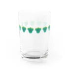 Wonder Bird Forestのティータイムの花［TTF17-GREEN］ Water Glass :left