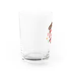 ミニマムユニヴァース@SUZURIのデビねこくん グラス ロックンロール Water Glass :left