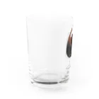 青猫堂の猫は液体・グラス Water Glass :left