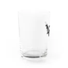 好きなもの工房のドットプテラノドン Water Glass :left