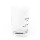 うさぎ屋のまむきうさぎと三日月 Water Glass :left