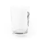 ねこの卵のうーたまるまる Water Glass :left