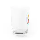 たんこぶシュガーSUZURIのおもだち ーけんかー Water Glass :left